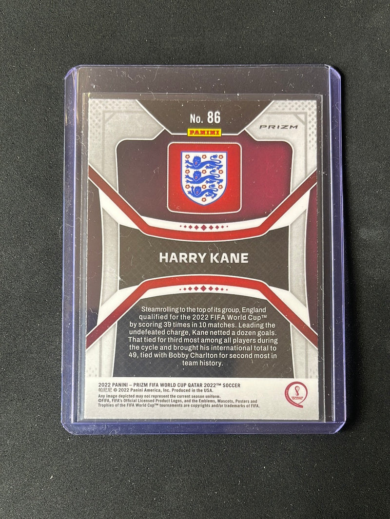 2022 Panini Prizm FIFA World Cup Qatar Harry Kane Silver Prizm