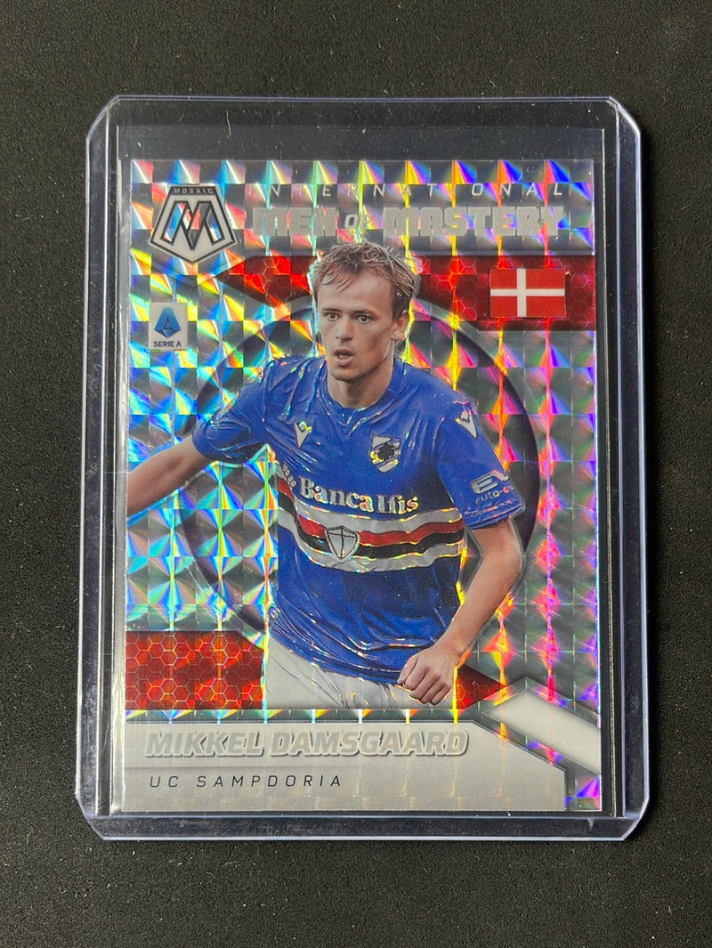 2021-22 Panini Mosaic Serie A Mikkel Damsgaard Men Of Mastery Mosaic