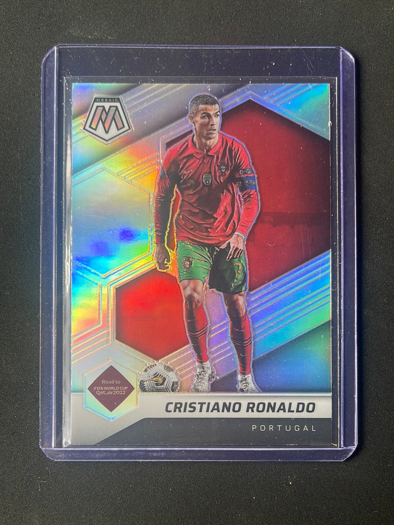 2021-22 Mosaic FIFA Road to World Cup Cristiano Ronaldo Silver