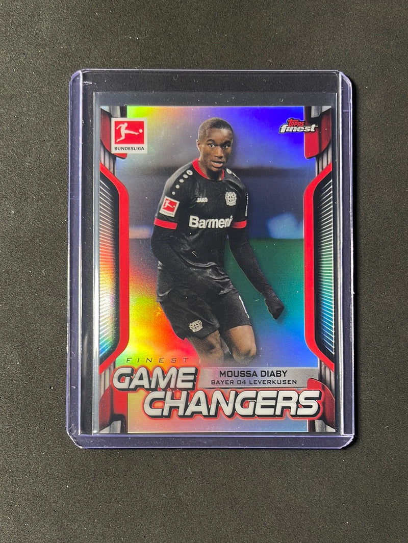 2020-21 Topps Finest Bundesliga Soccer Moussa Diaby Game Changers