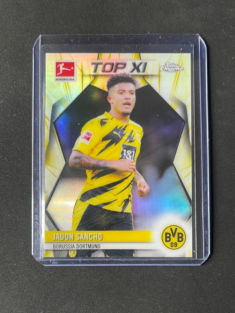 2020-21 Topps Chrome Bundesliga Jadon Sancho TOP XI