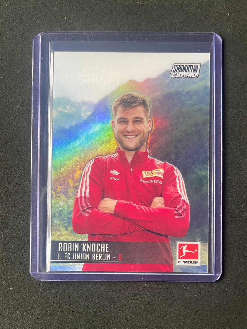 2021-22 Topps Bundesliga Stadium Club Chrome Robin Knoche Refractor