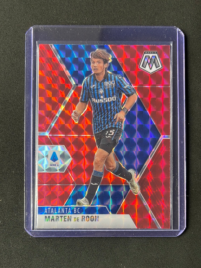 2020-21 Panini Mosaic Serie A Marten De Roon Red