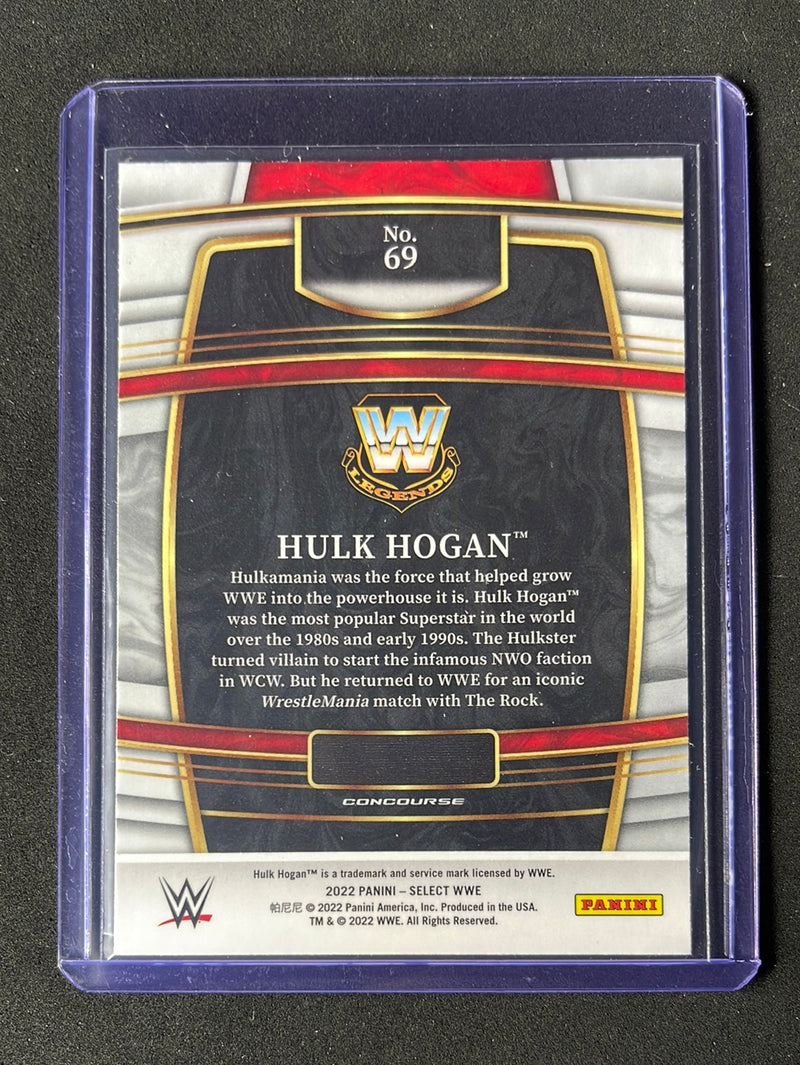 2022 Panini Select WWE Hulk Hogan Concourse