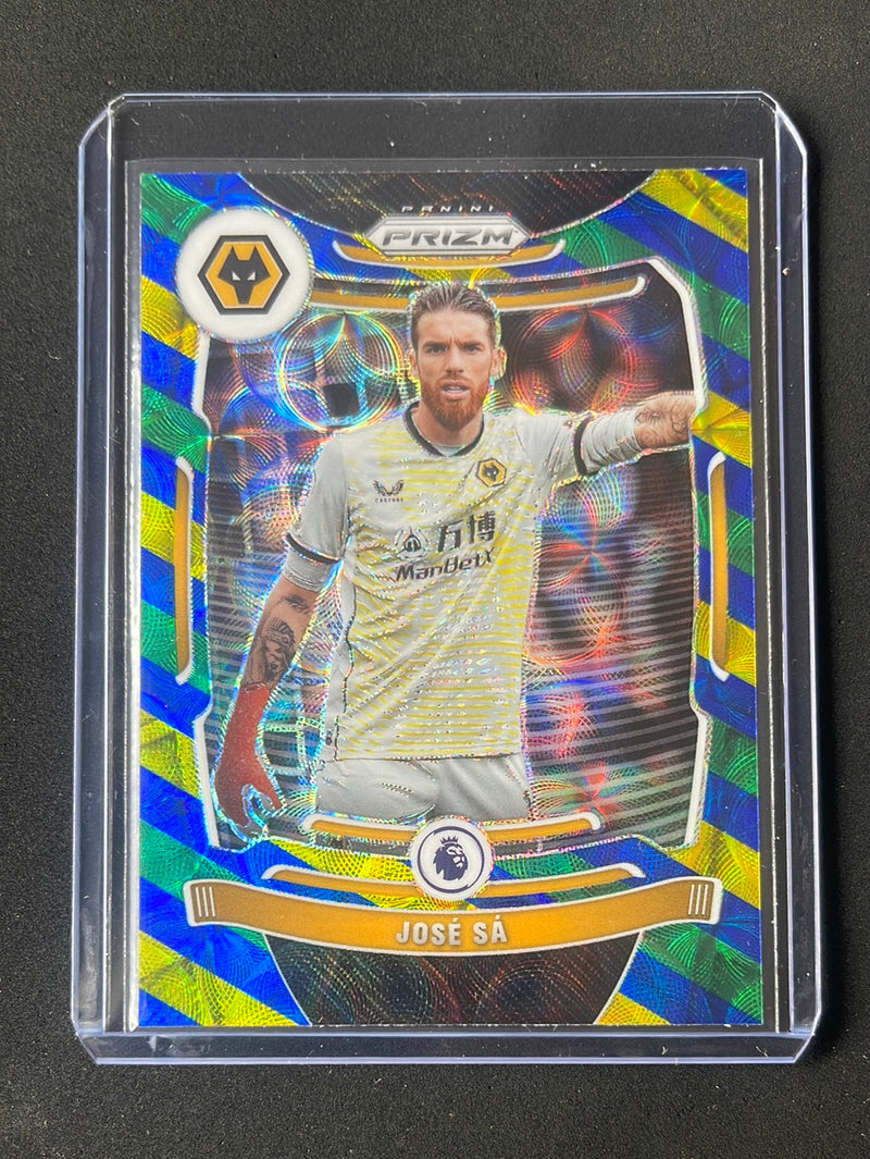 2021-22 Prizm Premier League Jose Sa Blue/Yellow/Green Choice Prizm