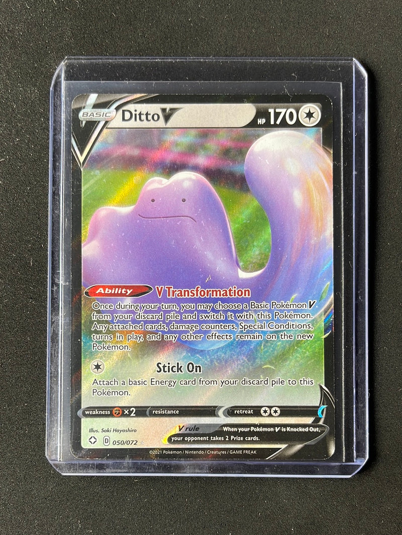 Pokemon TCG Shining Fates Ditto V 50/72