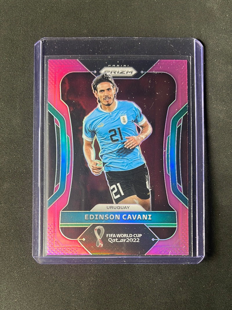 2022 Panini Prizm FIFA World Cup Qatar Edinson Cavani Pink Prizm