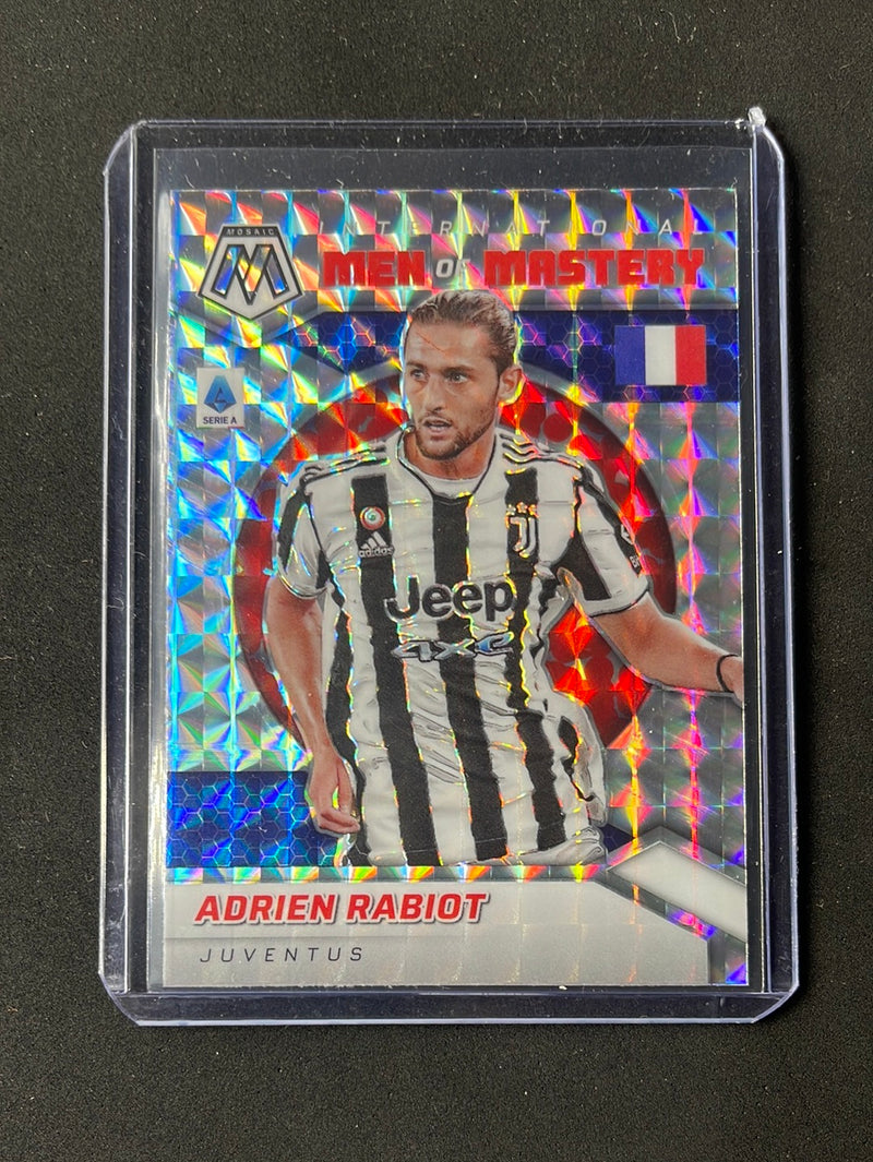 2021-22 Panini Mosaic Serie A Adrien Rabiot Men Of Mastery Mosaic